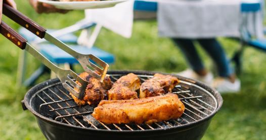 Barbecue à louer au camping