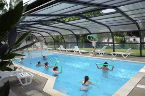 Animation piscine camping Alsace