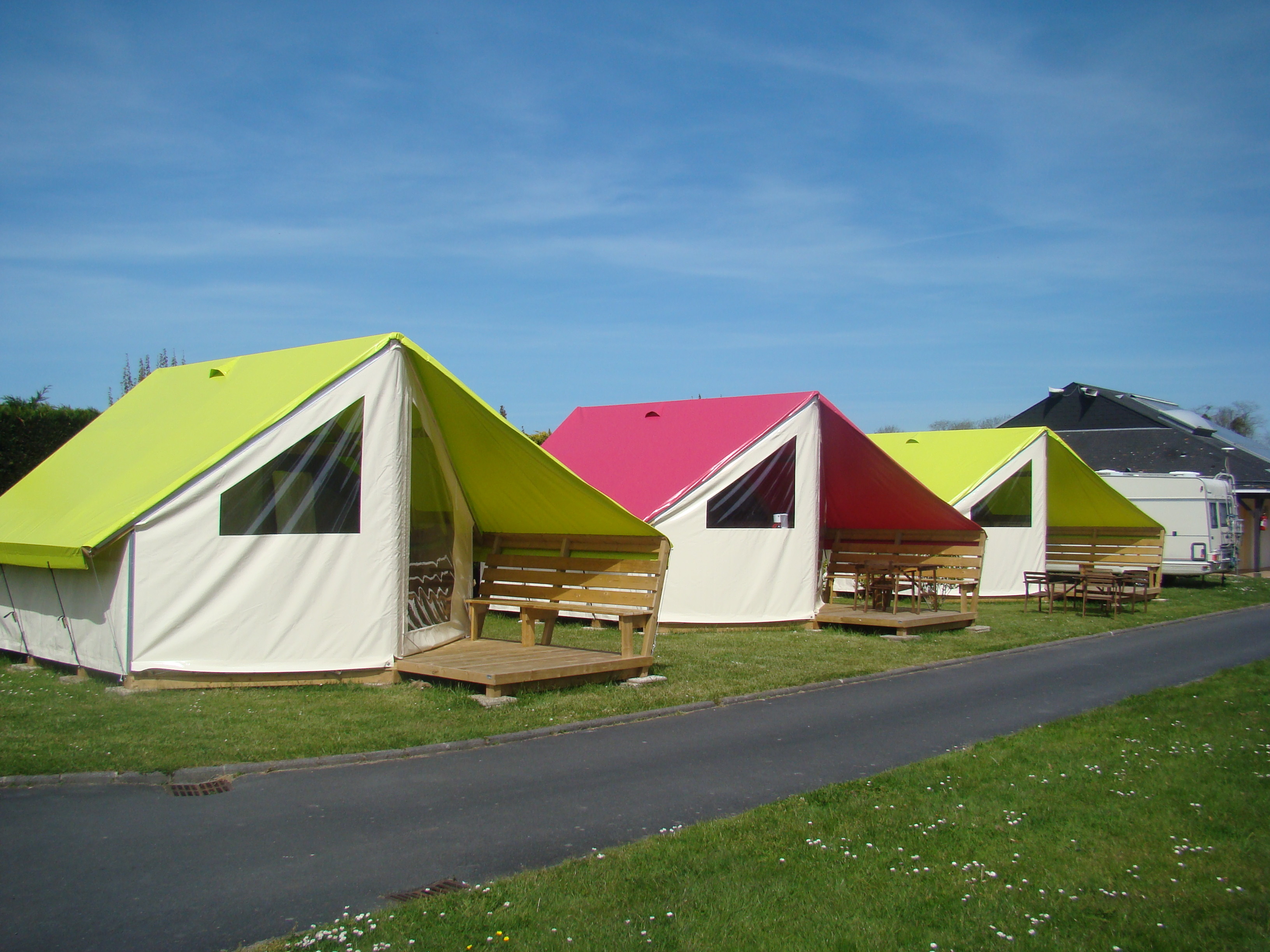 Ecolodge junior camping Ouistreham Riva Bella