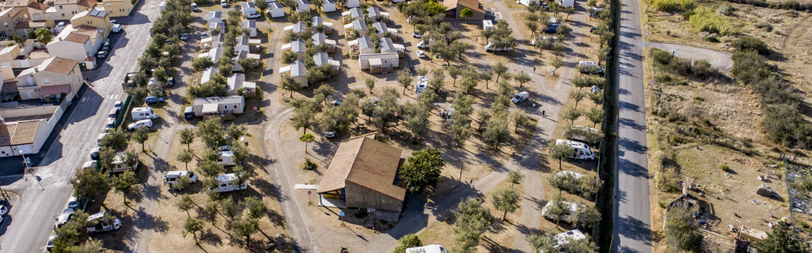 vue de hautt camping