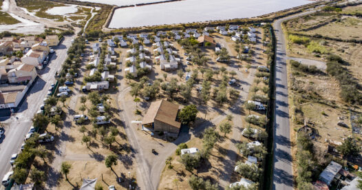 vue de hautt camping